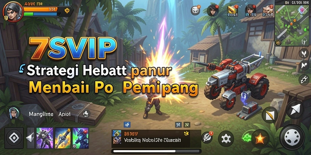 Tampilan utama gameplay 7SVIP menunjukkan aksi pertempuran yang mendebarkan.