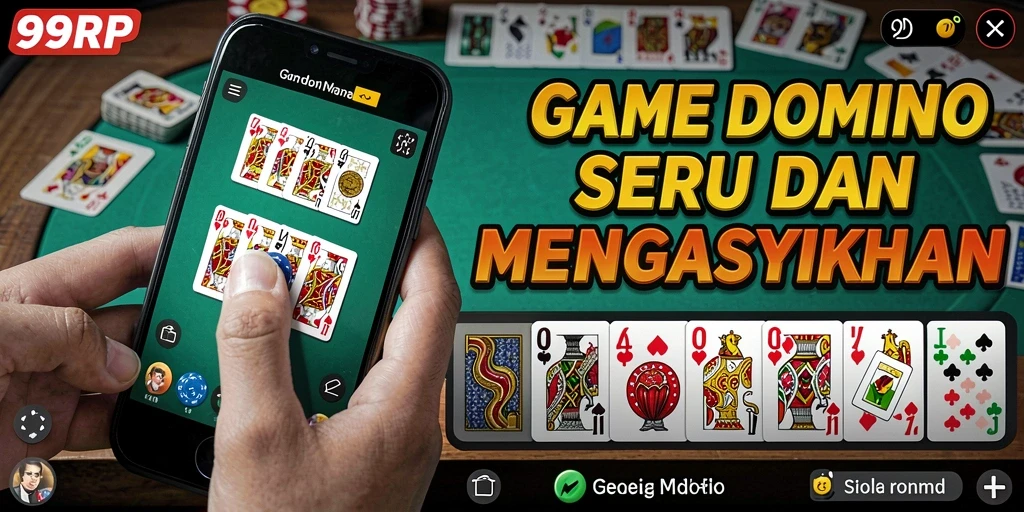 Tampilan gameplay menarik dari 99RP yang menunjukkan suasana permainan Domino.