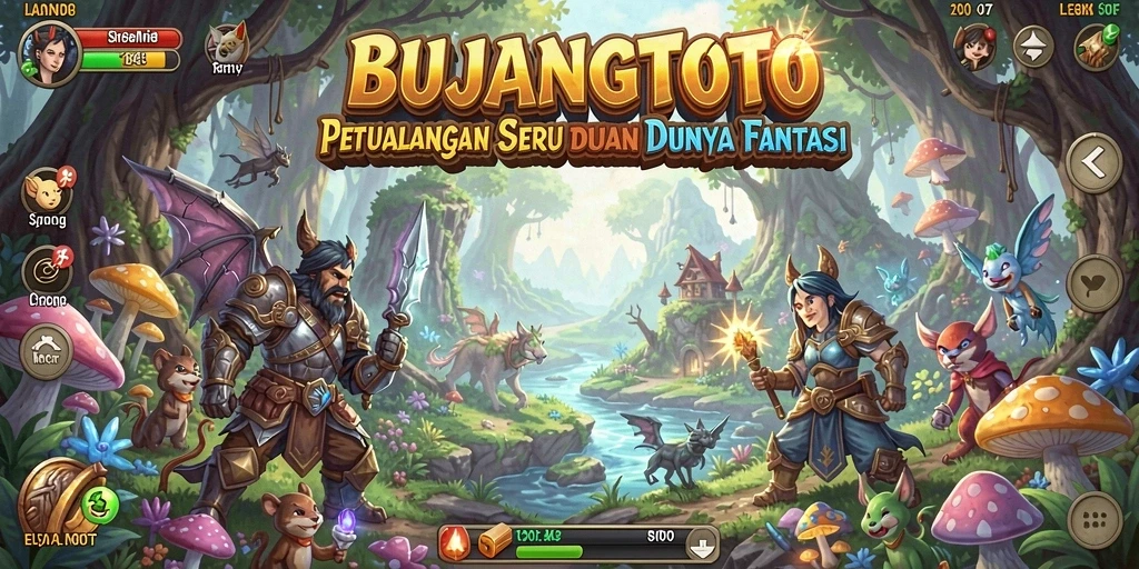 Tampilan permainan RPG yang menakjubkan dalam BUJANGTOTO.