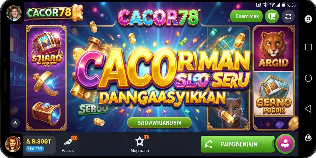 Tangkapan layar utama CACOR78 menampilkan gameplay Slot yang mendebarkan.