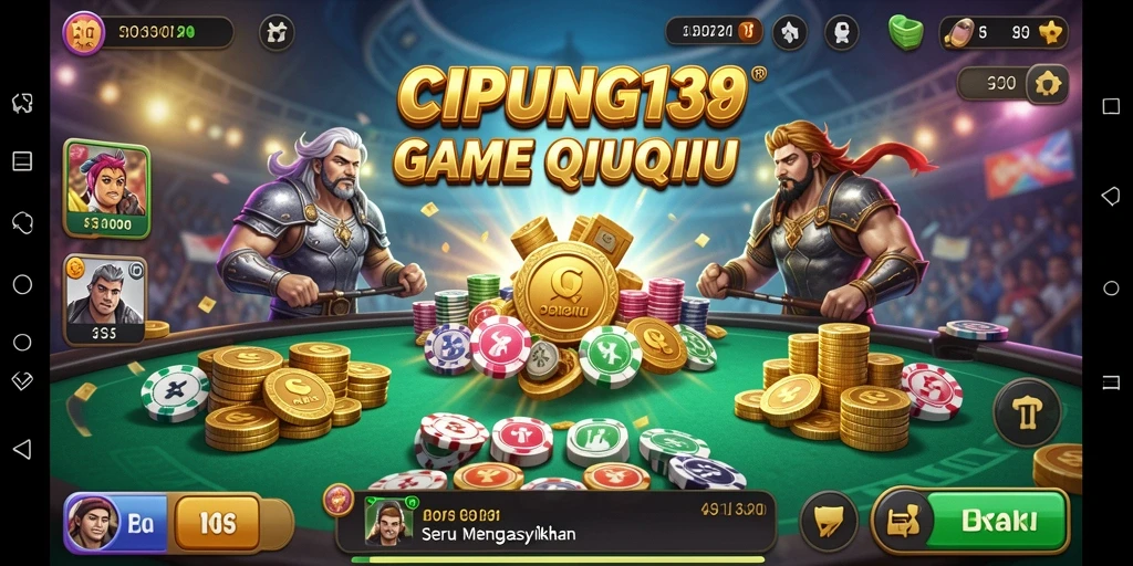 Tampilan gameplay seru dari CIPUNG138 saat bermain QiuQiu.
