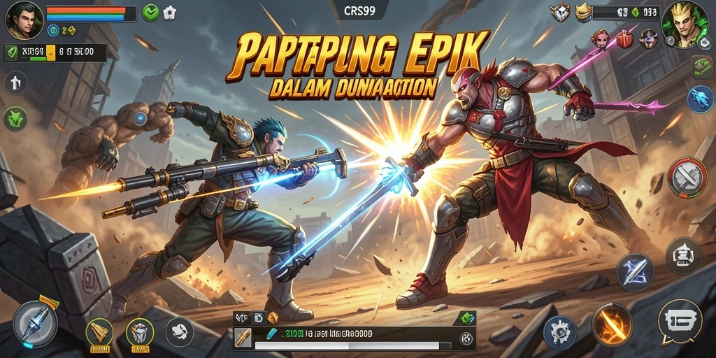 Gameplay intens penuh aksi di CRS99.