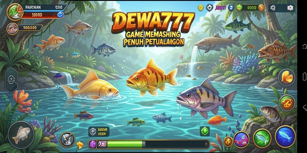 Tangkapan ikan menakjubkan di DEWA777 yang menampilkan gameplay menarik.