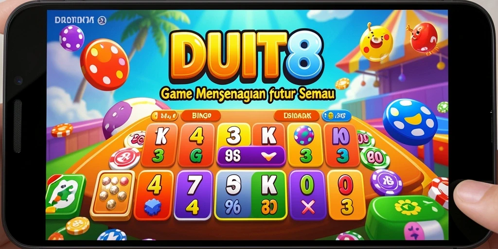 Tampilan gameplay Bingo yang seru dan interaktif di DUIT8.