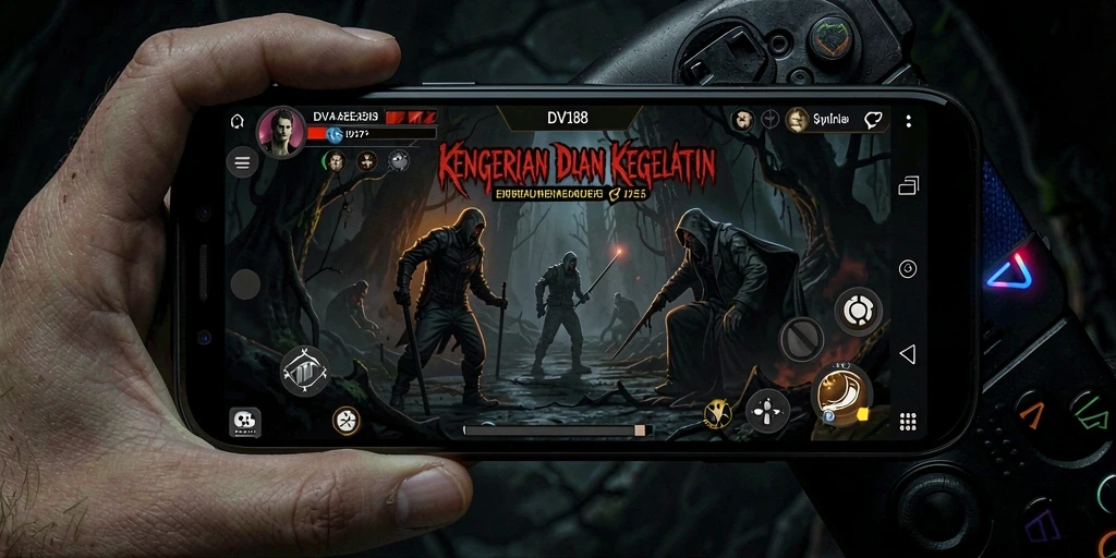 Tampilan gameplay DV188 yang mencekam dan menyeramkan.