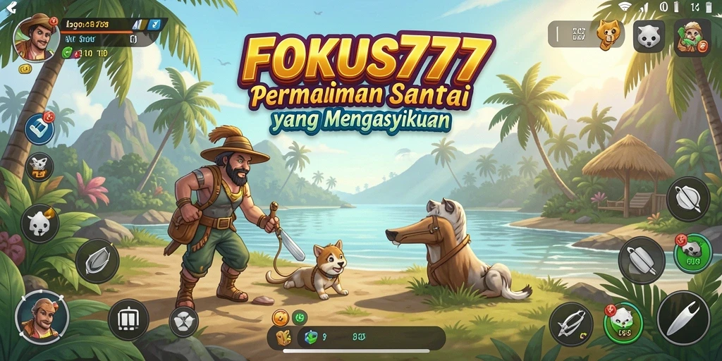 Gameplay FOKUS777 yang seru dan penuh warna.