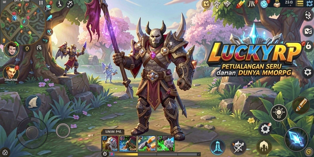 Gameplay menarik di dunia fantasi LUCKYRP.