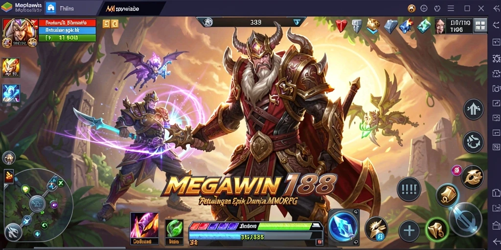 Gambar menampilkan aksi seru dalam gameplay MEGAWIN188.