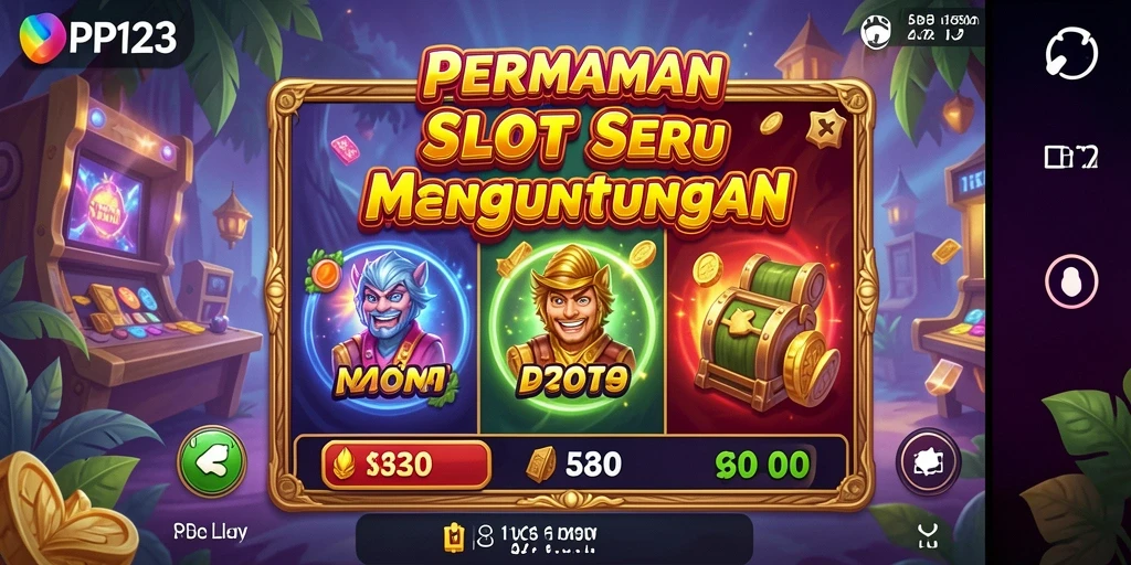 Tampilan menarik dari gameplay Slot PP123 yang penuh warna.