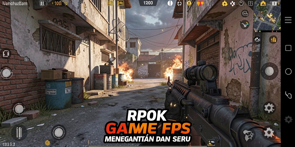 Tangkapan layar gameplay RPOK yang intens dan mendebarkan.
